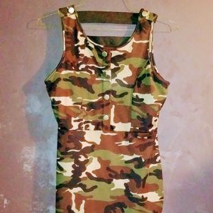 Camouflage body dress